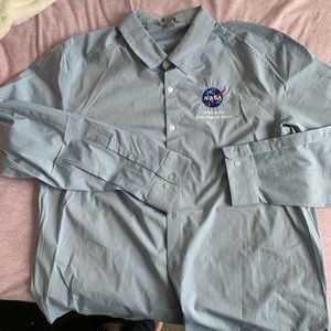 NASA men’s button down shirt
